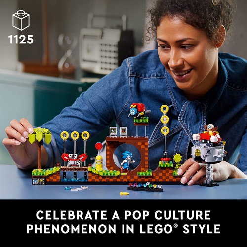 LEGO 21331 Ideas Sonic the Hedgehog Green Hill Zone 21331 Toy Building Kit