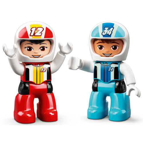 LEGO  Duplo Town Race Cars 10947 Building Toy; Developmental Playset for Toddlers And Kids (44 Pieces) They played for hours in the back yard