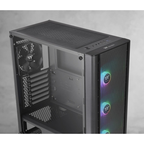 Thermaltake V250 TG ARGB Air 3 x USB Tempered Glass ATX Mid Tower 4 Fans Black Computer Case