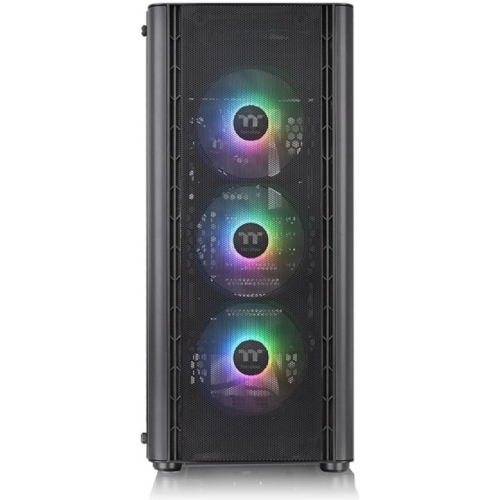 Thermaltake V250 TG ARGB Air 3 x USB Tempered Glass ATX Mid Tower 4 Fans Black Computer Case