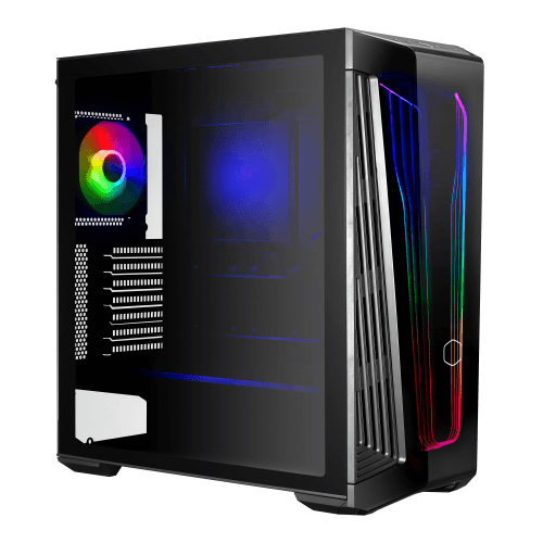 COOLER MASTER  Masterbox 540 USB 3.2 Mid-Tower Tempered Glass Computer Case (Mb540-Kgnn-S00) In Black