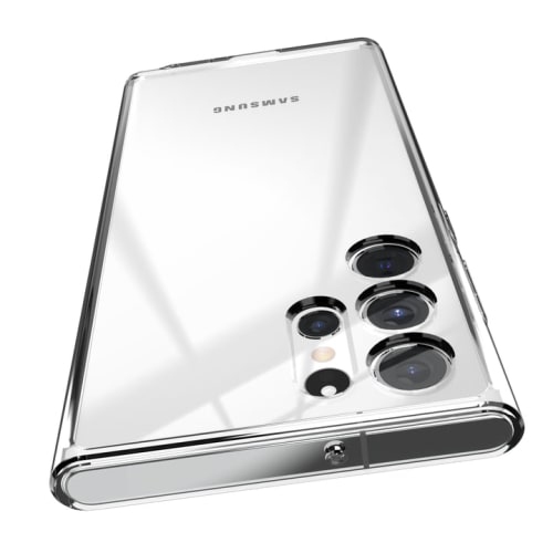 ELAGO  Clear Polycarbonate Shockproof Bumper Durable Tpu Samsung Galaxy S22 Ultra Phone Case (Egs22Hb68-Tr) In Silver