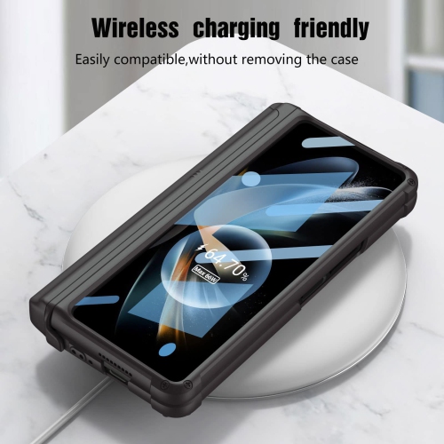 Navor Hinge Protection Series Case with Built-in Screen Protector Kickstand & S Pen Holder for Samsung Galaxy Z Fold 4 5G 2022