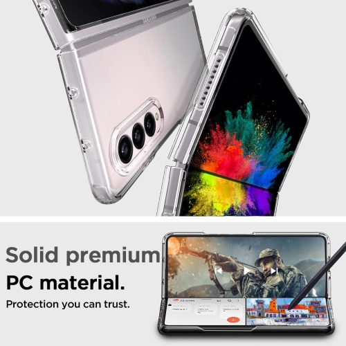 Samsung Galaxy Z Fold 4 Case Clear, [Anti-Yellow] Ultra-Thin Slim Fit Transparent Hard PC Protective Phone Case for Samsung Fold 4 5G