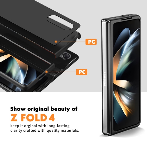 FYY for Samsung Galaxy Z Fold 4 Case, PC Hard Phone Cover Ultra Thin Anti-Drop Protective Case for Samsung Galaxy Z Fold4 5G