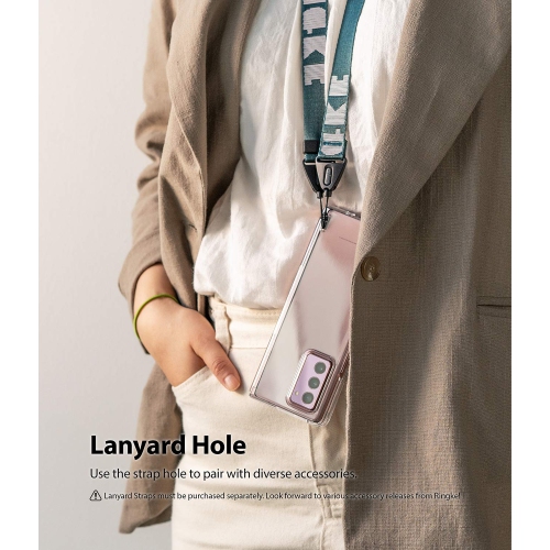 Ringke Slim Compatible with Samsung Galaxy Z Fold 2 Case, Shockproof Solid PC Protective Cover - Clear