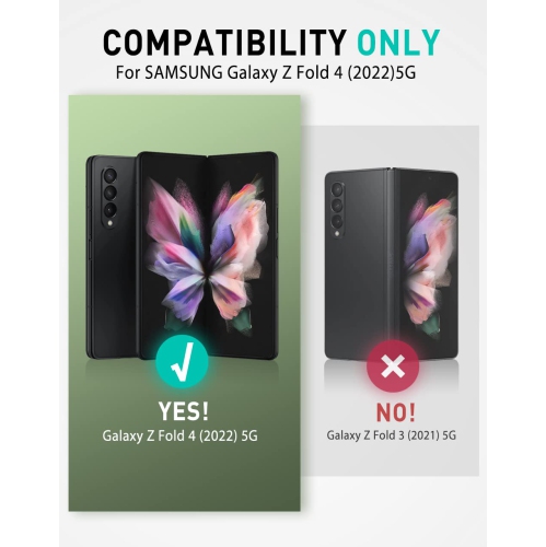 i-Blason Armorbox Case for Samsung Galaxy Z Fold 4 5G with Pen Holder & Kickstand, Full Body Protective Bumpe