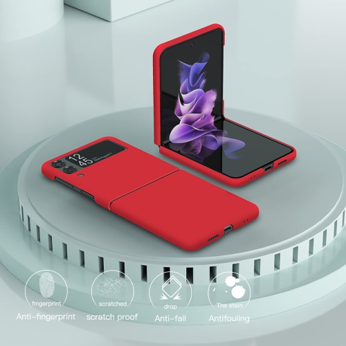 Feitenn for Samsung Galaxy Z Flip 3 Case,Slim Thin Z Flip 3 PC Case,Shockproof Durable Protective Case for Galaxy Z Flip 3 (