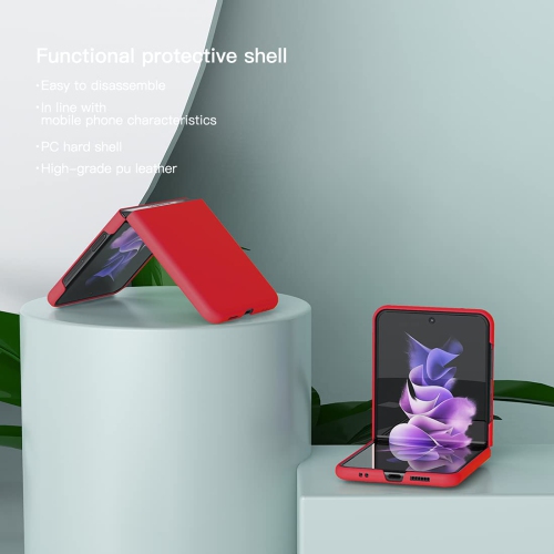 Feitenn for Samsung Galaxy Z Flip 3 Case,Slim Thin Z Flip 3 PC Case,Shockproof Durable Protective Case for Galaxy Z Flip 3 (