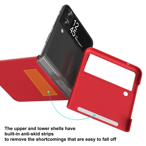 Feitenn for Samsung Galaxy Z Flip 3 Case,Slim Thin Z Flip 3 PC Case,Shockproof Durable Protective Case for Galaxy Z Flip 3 (