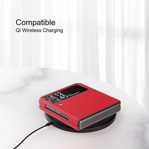 Feitenn for Samsung Galaxy Z Flip 3 Case,Slim Thin Z Flip 3 PC Case,Shockproof Durable Protective Case for Galaxy Z Flip 3 (