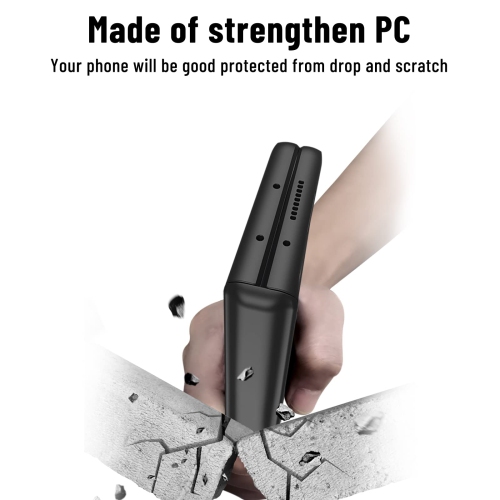 HJCMikee Hinge Protection Series Case for Samsung Galaxy Z Fold 4 5G(2022),Hidden Magnetic Kickstand Full-Body Protective Co