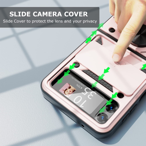 Compatible avec l’étui Z Flip 4 de Samsung et l’étui antichoc avec béquille magnétique pour Galaxy Z Flip 4 de Samsung