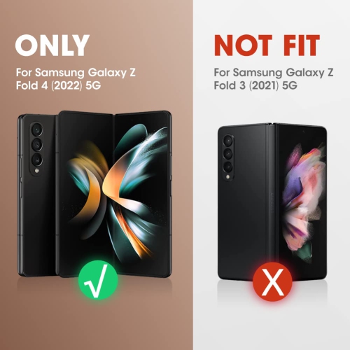 Étui Unicorn Beetle Pro de SULPASE pour Galaxy Z Fold 4 5G de Samsung, boîtier double couche robuste avec écran intégré