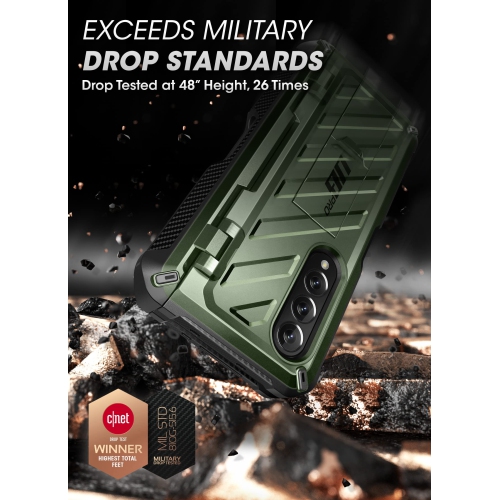 Étui Unicorn Beetle Pro de SULPASE pour Galaxy Z Fold 4 5G de Samsung, boîtier double couche robuste avec écran intégré