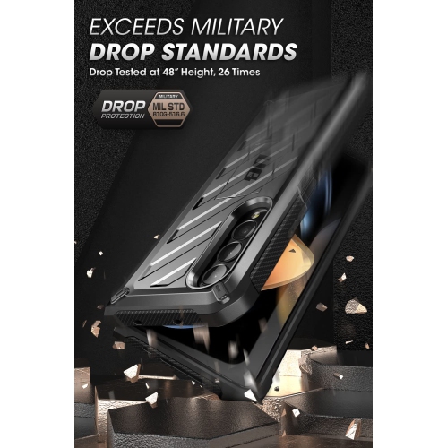 SPCASE – Étui protecteur antichoc Unicorn Beetle pour Galaxy Z Fold 4 5G, pince de ceinture robuste et vis intégrée