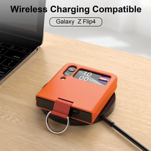 Étui protecteur antichoc en silicone robuste Galaxy Z Flip 4 de Samsung avec étui Ring pour Galaxy Z Flip 4 5G-Ora