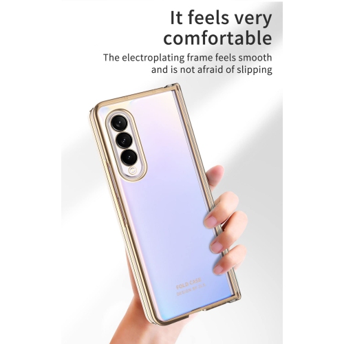 SHIEID Samsung Z Fold 3 Case with Hinge Protection, Fold 3 Hinge Cover Case High-Definitiontranslucent Designed for Galaxy Z