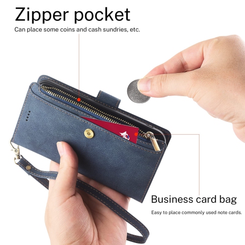 Antsturdy for Samsung Galaxy Z Fold 3 5G Wallet Case with S Pen Holder,PU Leather Folio Flip Protective Cover Slot Wrist Str