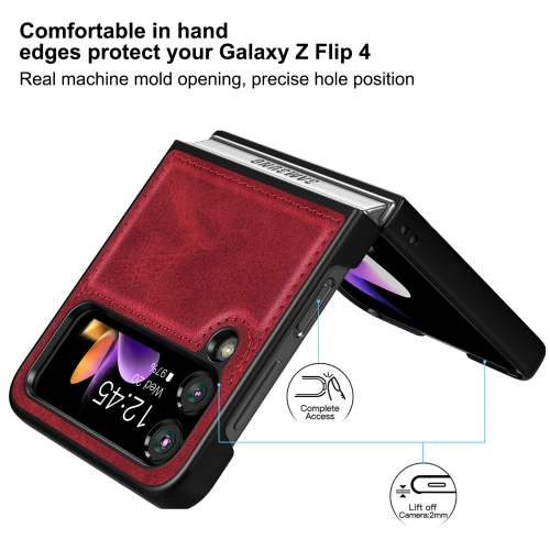 Feitenn for Galaxy Z Flip 4 Case,Flip Phone Case Compatible with Samsung Galaxy Z Flip 4 5G 2022