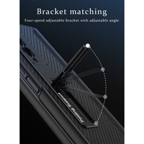 Étui SHIEID pour Samsung Z Fold 3 avec porte-stylet, étui pour Galaxy Z Fold 3 avec charnière, protecteur d’écran intégré et Kicksta