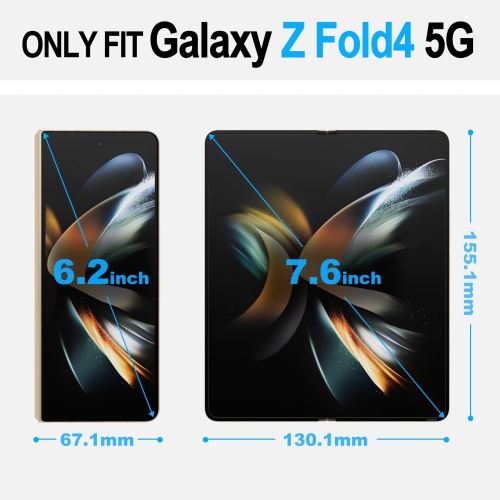 Étui portefeuille de SHIELDON pour Galaxy Z Fold4, étui folio en cuir véritable pleine fleur avec porte-stylet S, béquille, blocage RFID C.