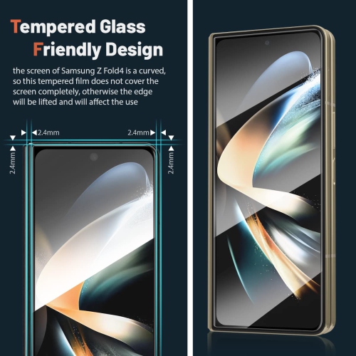 OCASE Compatible with Samsung Galaxy Z Fold 4 Case Wallet, PU Leather Fold Folio Case with Card Slots Kickstand RFID Bl