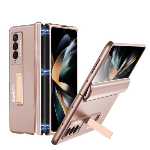 HJCMikee Hinge Protection Series Case for Samsung Galaxy Z Fold 4 5G(2022),Hidden Magnetic Kickstand Full-Body Protective Co