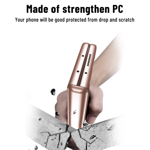 HJCMikee Hinge Protection Series Case for Samsung Galaxy Z Fold 4 5G(2022),Hidden Magnetic Kickstand Full-Body Protective Co