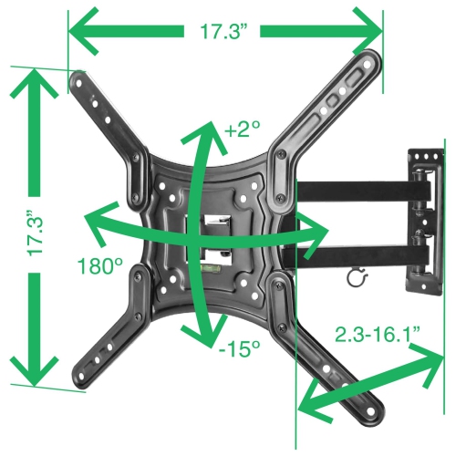 TM45BFull Motion Flat Panel TV Mount