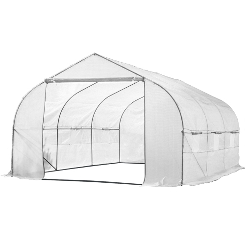 Biltek 11ft Portable Walk-In Garden Greenhouse Outdoor Green House for Fruits, Vegetables, Plants, and Flowers - 11' Long x 10' Wide x 7' High