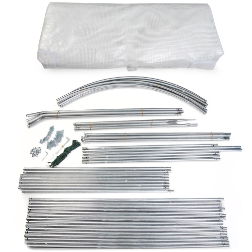 Biltek 11ft Portable Walk-In Garden Greenhouse Outdoor Green House for Fruits, Vegetables, Plants, and Flowers - 11' Long x 10' Wide x 7' High