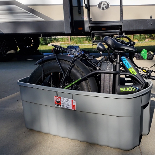 EM-Commuter eBike - Folding Fat Tire City and Trail Bike with 500 Watts and Long Range Battery up to 120km Range 1008Wh(21Ah)