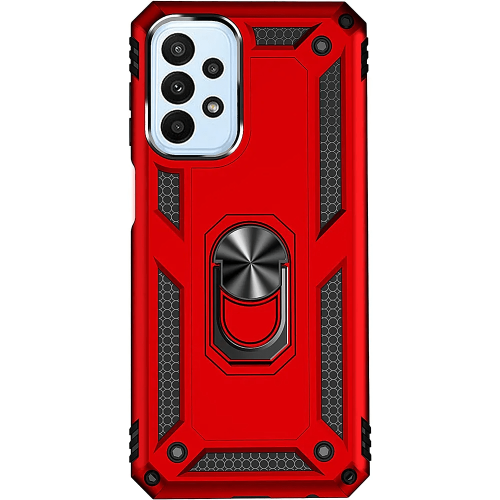 Military Kickstand Series Case for Samsung Galaxy A23 5G - Red