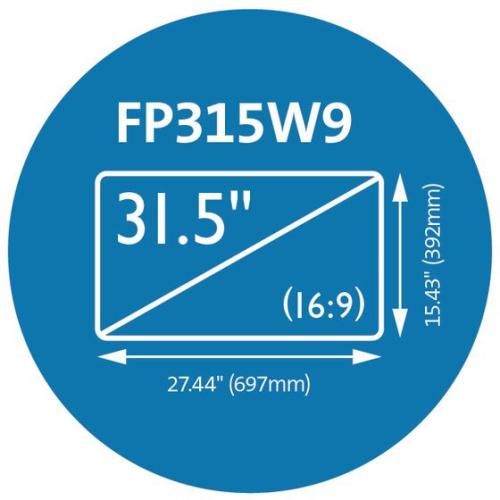 Kensington FP315W9 31.5" Monitor Privacy Screen Protector -