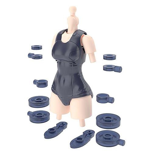 BANDAI  30Ms Model Kit: Ob-08 Option Body Parts Type S02 (Color B) 30 Minutes Sisters