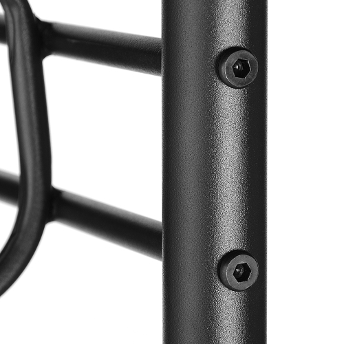 Porte-vêtements multifonctionnel Porte-vêtements Porte-manteau d'entrée en métal Banc à chaussures à 3 niveaux avec 18 crochets, assemblage facile