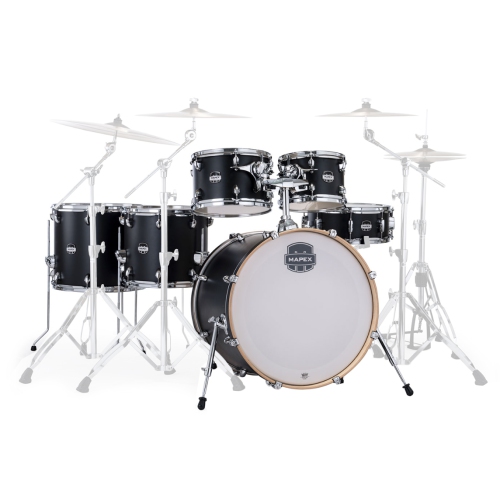 Mapex Mars Studioease 6-Piece Shell Pack - Matte Black