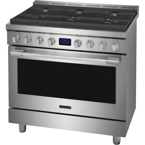 Frigidaire 36" 4.4 Cu. Ft. 6-Burner Freestanding Gas Range - Smudge-Proof Stainless Steel
