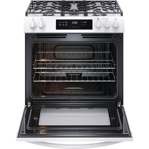 Frigidaire 30" 5.1 Cu. Ft. 5-Burner Freestanding Gas Range - White