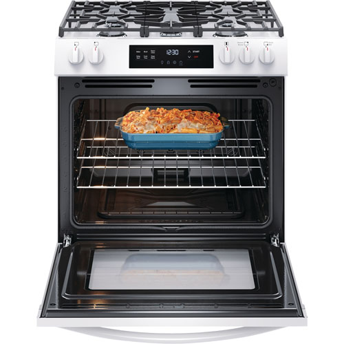 Frigidaire 30" 5.1 Cu. Ft. 5-Burner Freestanding Gas Range - White