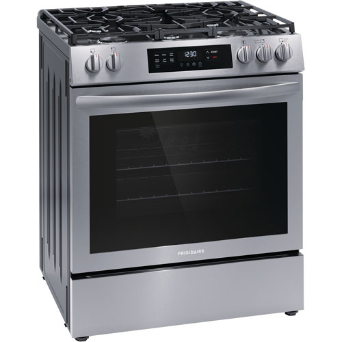 Frigidaire 30" 5.1 Cu. Ft. 5-Burner Freestanding Gas Range (FCFG3083AS) - Stainless Steel