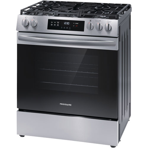 Frigidaire 30" 5.1 Cu. Ft. 5-Burner Freestanding Gas Range (FCFG3062AS) - Stainless Steel