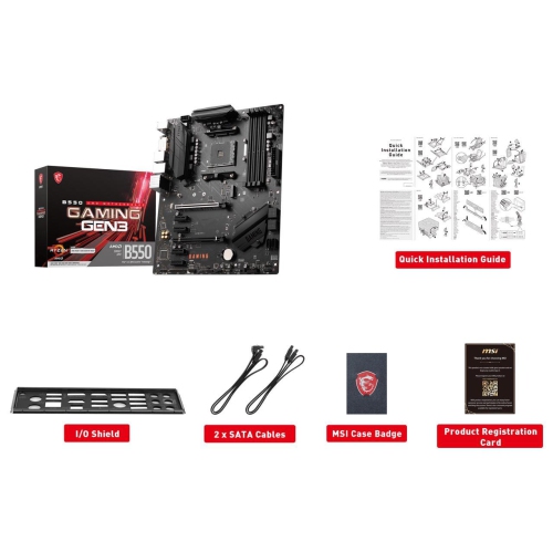 MSI B550 Gaming GEN3 Gaming Motherboard