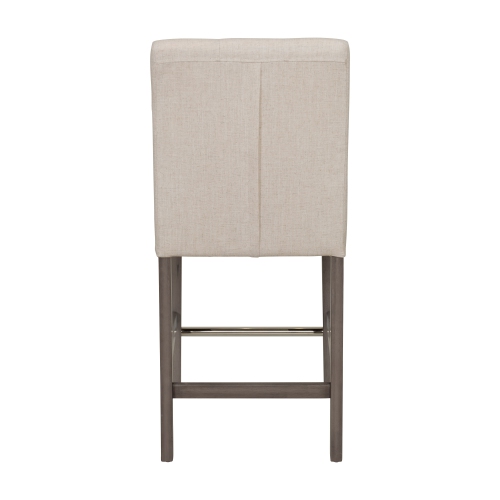 CorLiving DAD-454-B Leila Fabric Counter Height Barstool