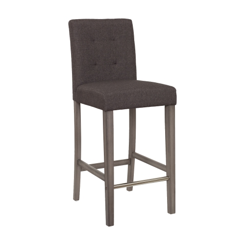 CorLiving DAD-443-B Leila Fabric Bar Height Barstool