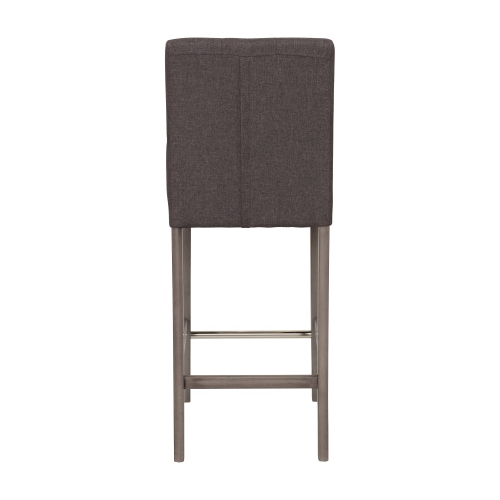 CorLiving DAD-443-B Leila Fabric Bar Height Barstool