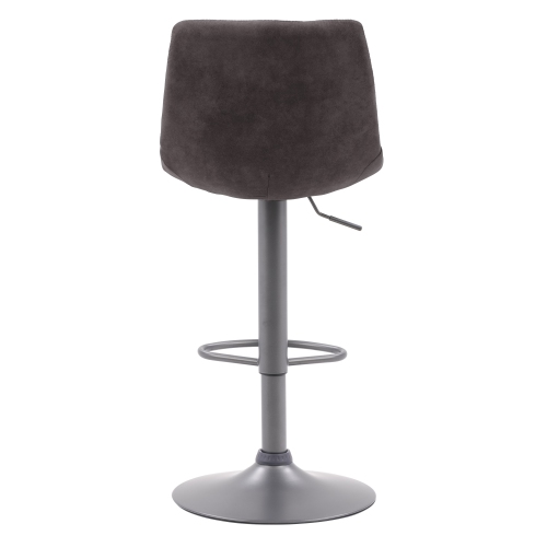 CorLiving DPU-831-B Palmer Adjustable Square Tufted Grey Barstool, Set of 2