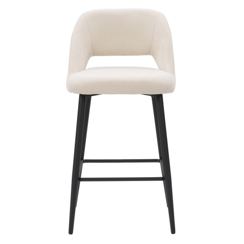 CorLiving DDW-351-B Talia Velvet Barstool