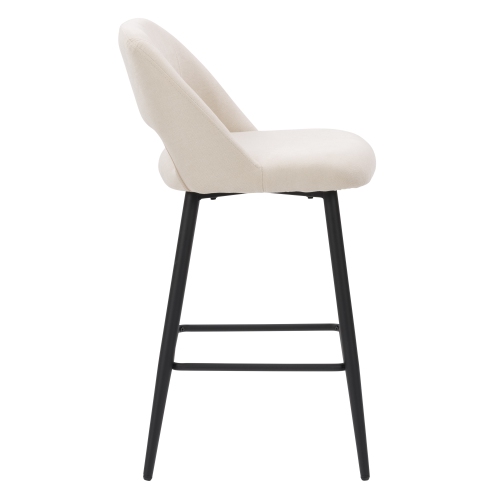 CorLiving DDW-351-B Talia Velvet Barstool